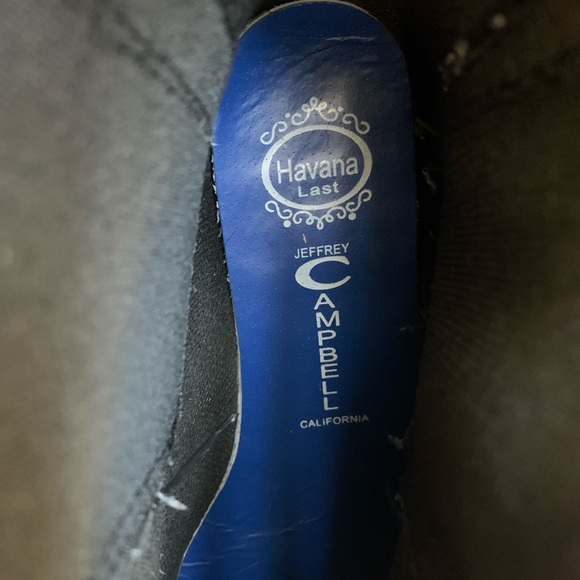 Jeffrey Campbell Stormy Rain Boot Black Booties - Picture 5 of 7